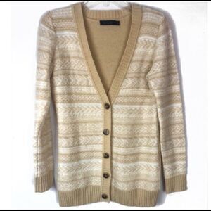 The Limited Button Up Long Sleeve Cardigan Knit Sweater Small